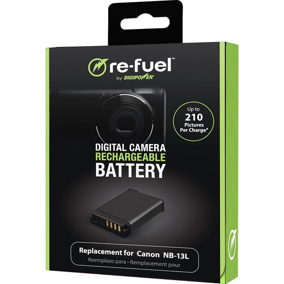 Digipower -RF-CN13L Digital camera replacement battery for Canon NB-13L